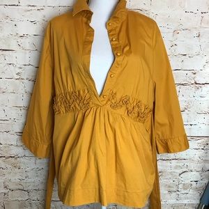 B-2#1 Anatilia  half button blouse